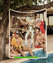 Versace Poolside Baroque Print Flannel Throw Blanket Luxury Gold Black and Turquoise Designer Pattern IMG_1615